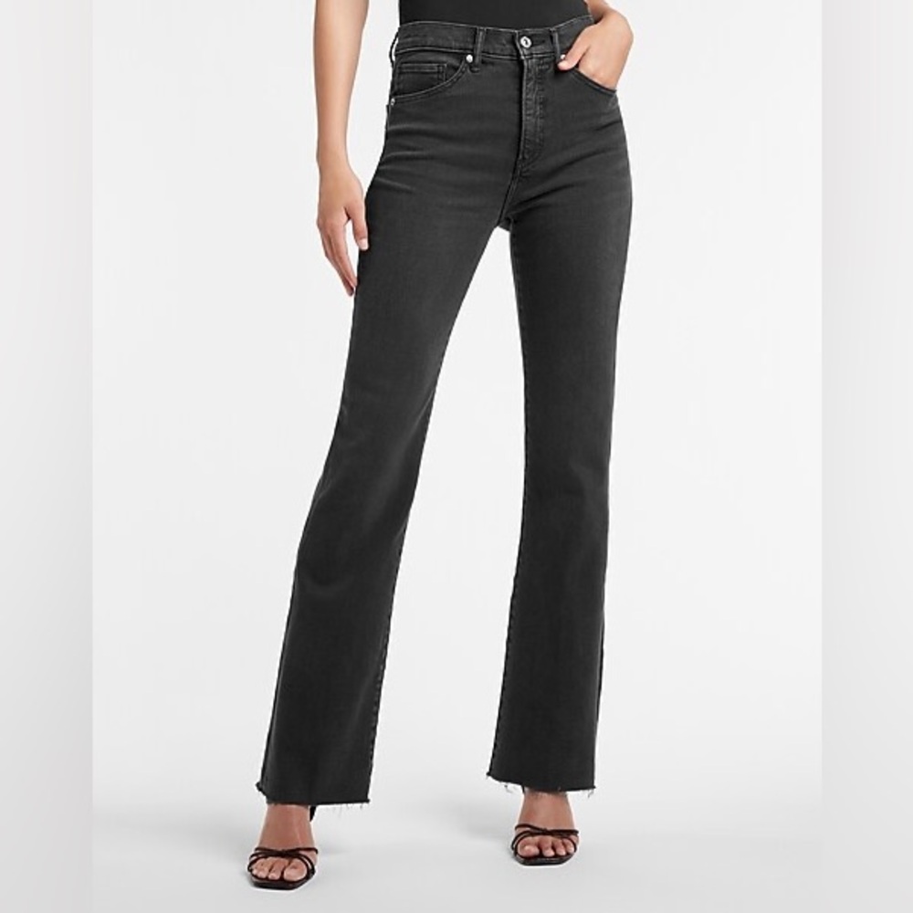 Express Boot Cut High Riss Jean 00
